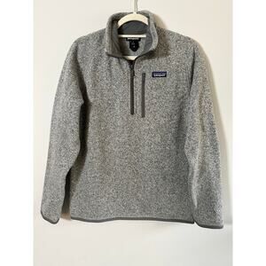 Patagonia Better Sweater 1/4 Zip, Men’s Medium Stonewash, like new.